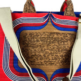 Prada Cabas Printed Canapa Tote
