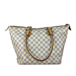 Louis Vuitton Vintage Monogram Damier Azur Saleya Shoulder Tote Bag