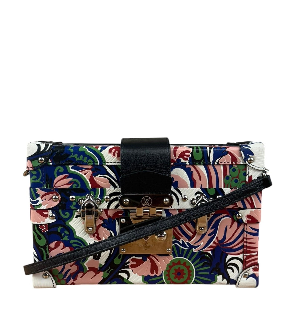 Louis Vuitton Multi-Color Leather Petite Malle Vanity Case