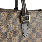 Louis Vuitton Damier Ebene Sac Plat Tote Bag MM