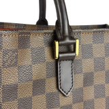Louis Vuitton Damier Ebene Sac Plat Tote Bag MM