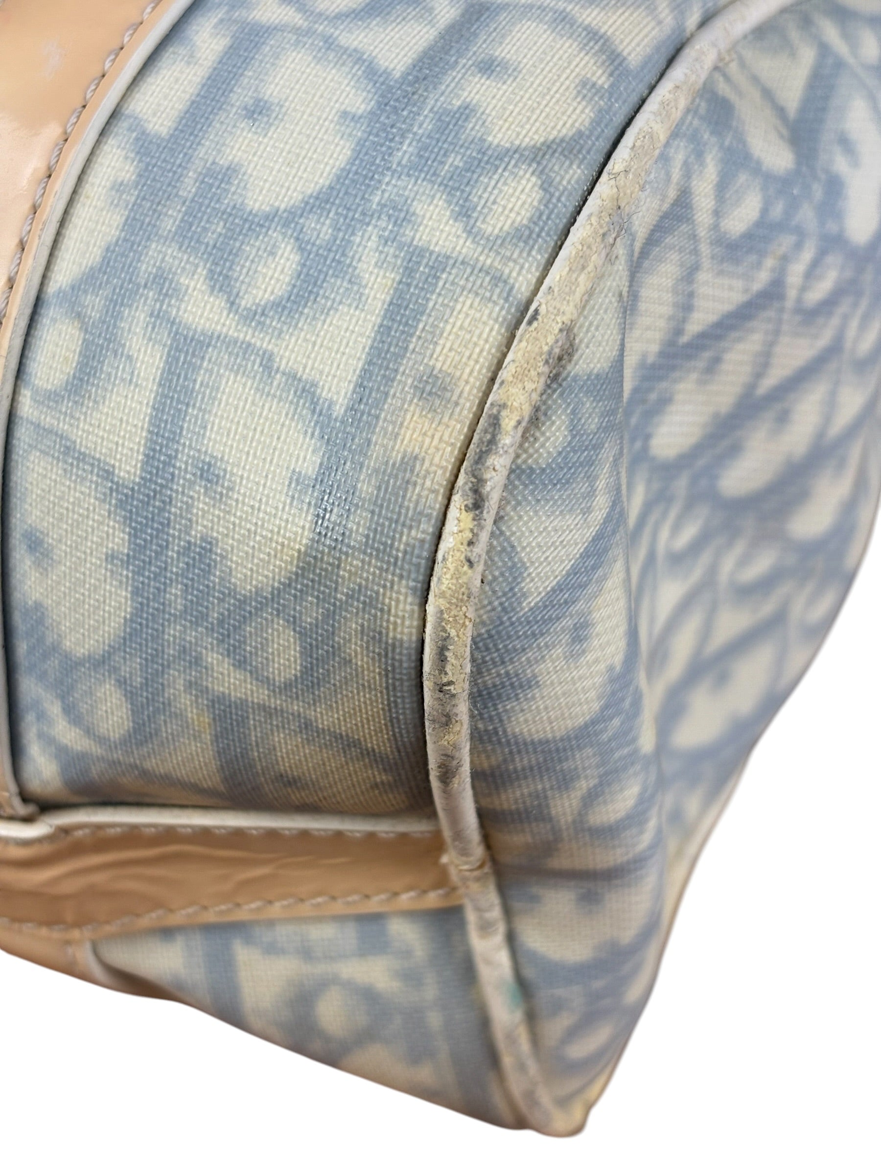 Christian Dior Vintage Trotter Canvas Mini Boston Bag
