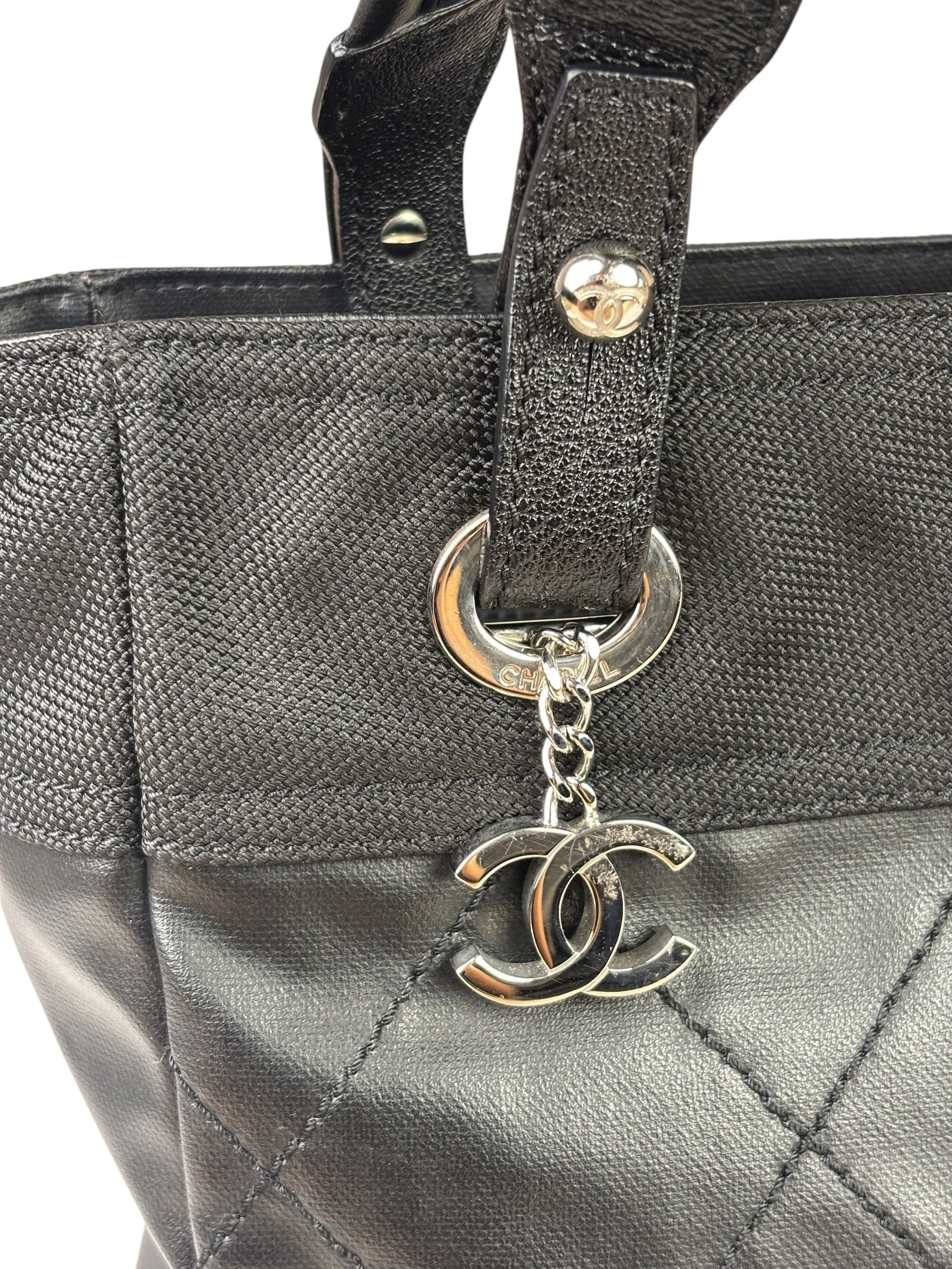 Chanel Black Quilted Paris-Biarritz Tote 2009