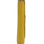 Yves Saint Laurent Yellow Leather Square Compact Wallet