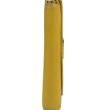 Yves Saint Laurent Yellow Leather Square Compact Wallet