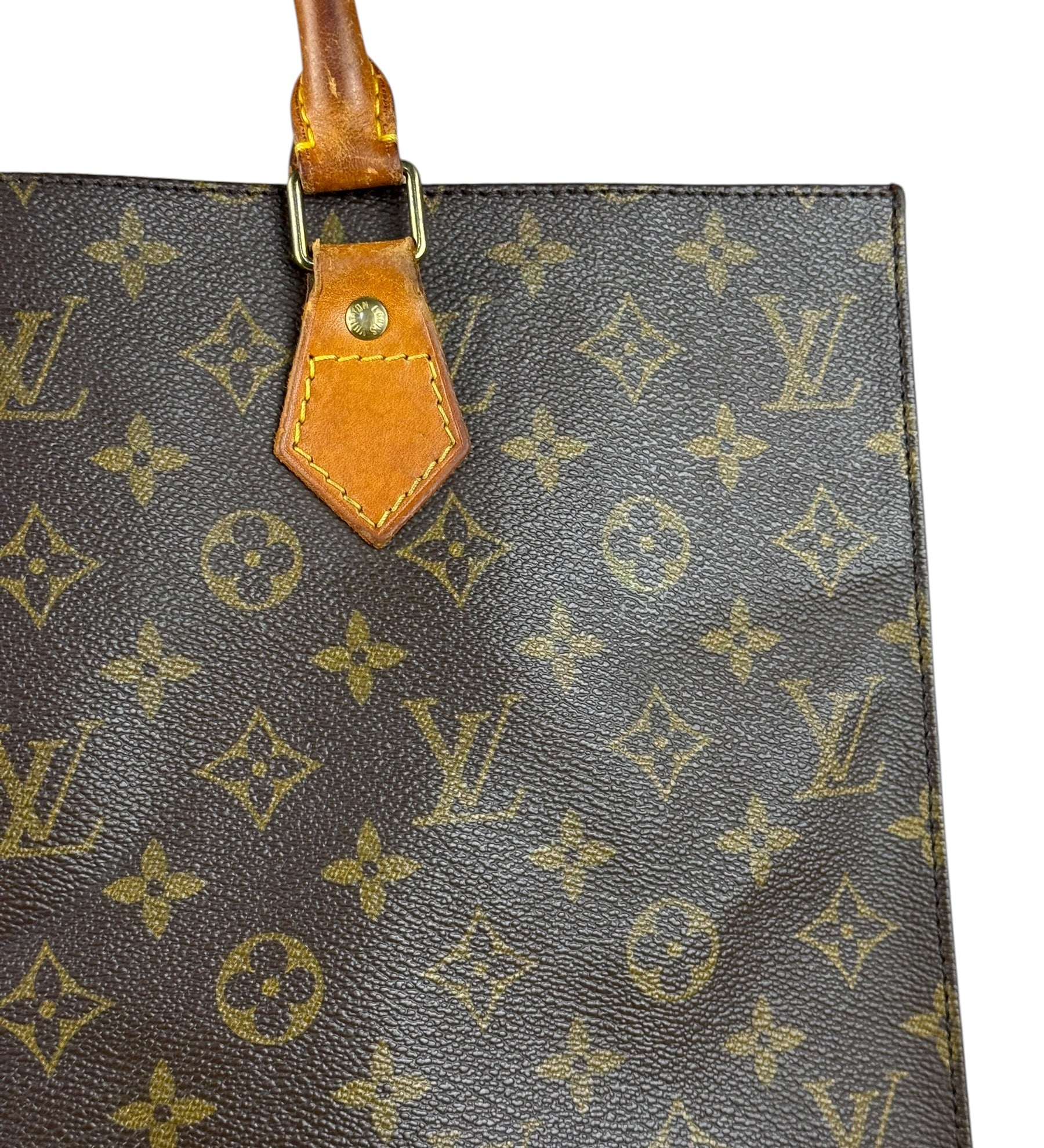Louis Vuitton Vintage Monogram Sac Plat Tote