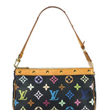 Louis Vuitton x Takashi Murakami Black Monogram Pochette