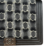 Chanel MultiColor Quilted Tweed Boy Bag