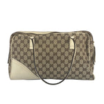 Gucci GG Beige Ivory Leather Shoulder Bag
