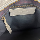 Balenciaga Mini Classic Leather City Bag Grey