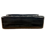 Chanel Black Quilted Patent Leather Top Handle 1996