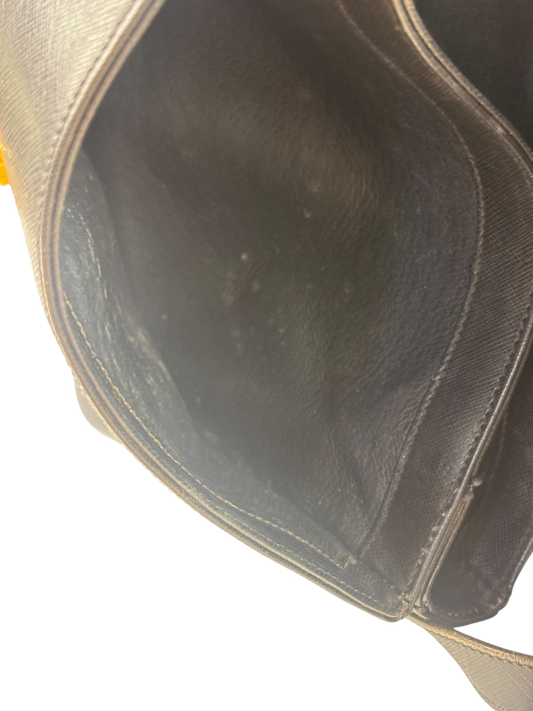 Gucci Black Leather Flap Bag