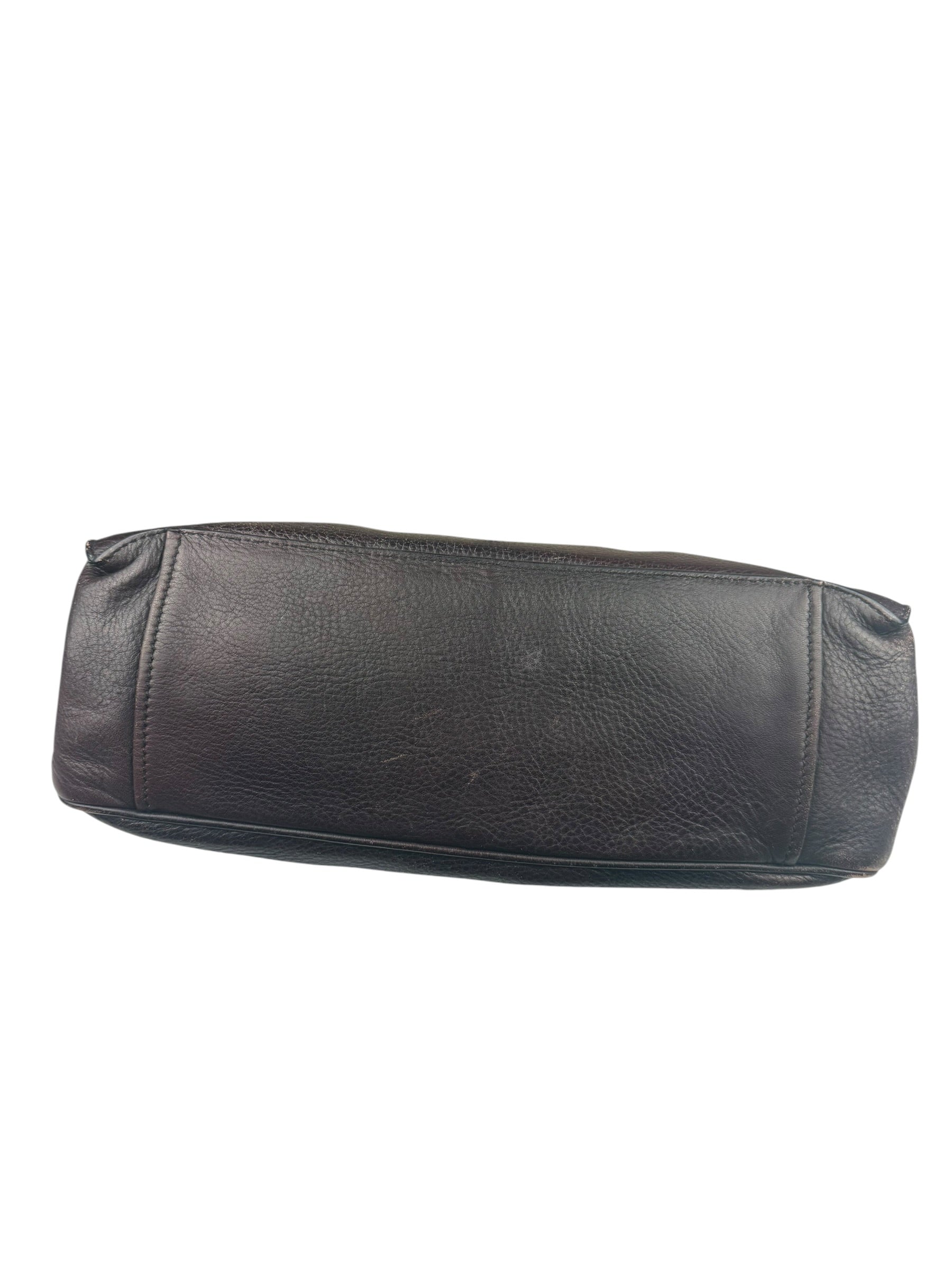 Prada Vintage Brown Leather Cervo Antik Messenger Bag