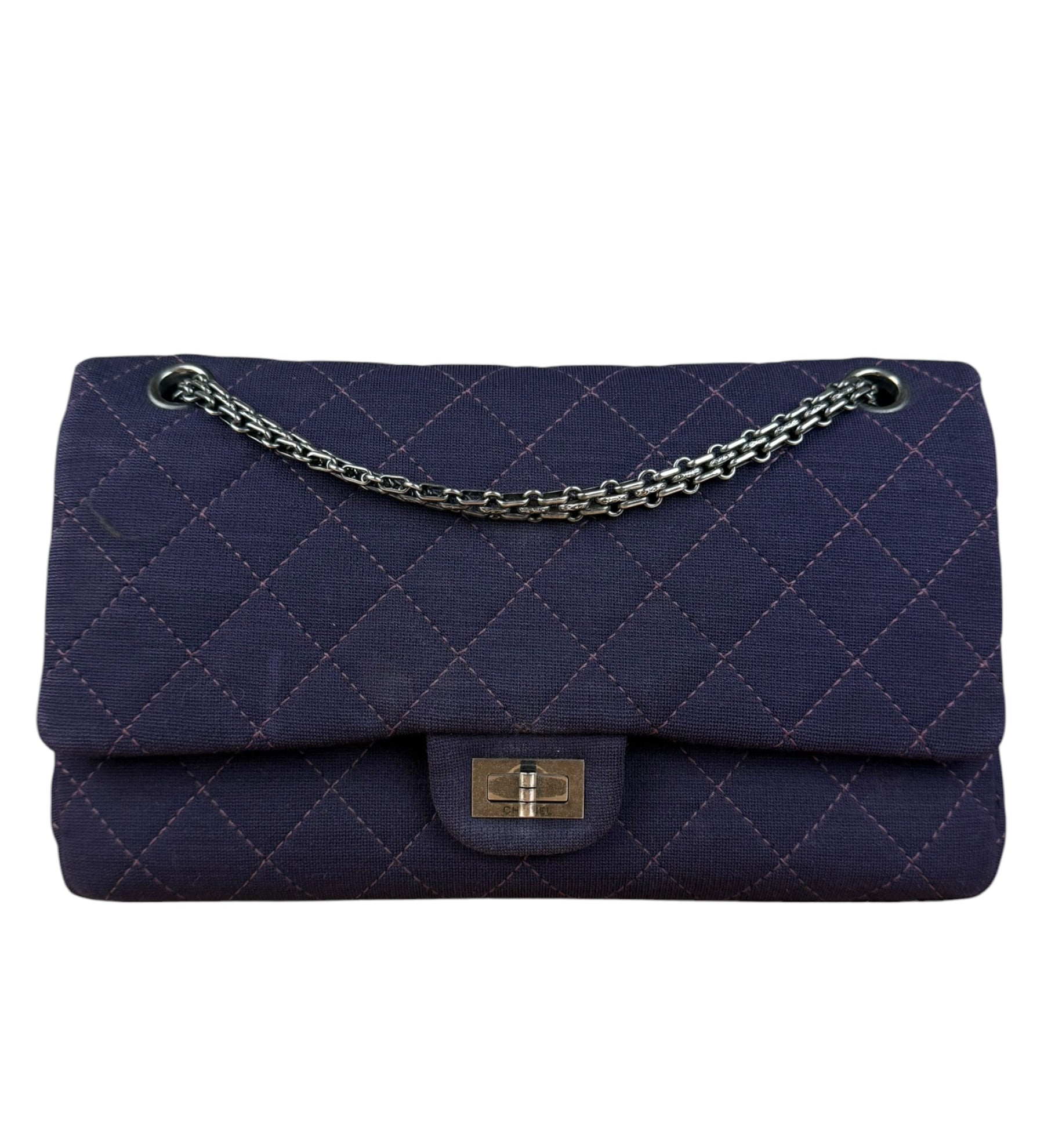 Chanel Purple Quilted 2.55 Reissue Double Flap Bag 2012