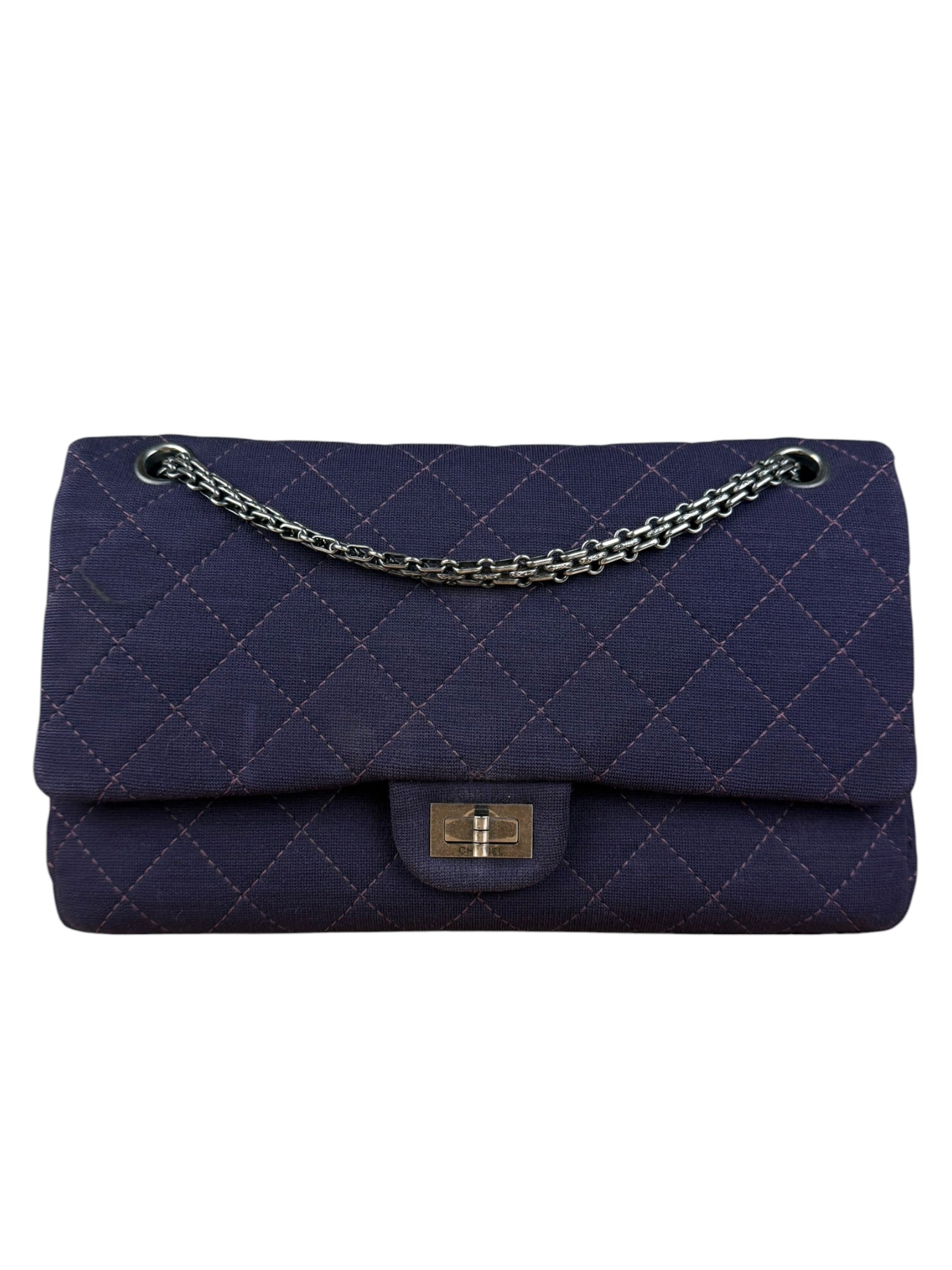 Chanel Purple Quilted 2.55 Reissue Double Flap Bag 2012