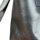 Balenciaga Black Leather Kendall Bucket Bag