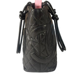 Chanel Black Quilted Leather CC Cambon Ligne Tote 2000s