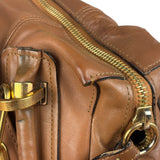 Chloe Caramel Tan Leather Paraty Medium Two-Way Bag