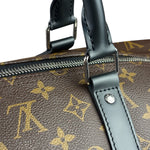 Louis Vuitton Black/Brown Monogram Keepall 55