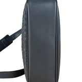 Bottega Veneta Black Coated Canvas PVC Shoulder Bag