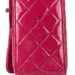 Chanel Hot Pink Large Patent Leather Double Flap Shoulder Bag 2014