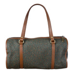 Yves Saint Laurent Vintage Brown Leather Woven Hand Bag