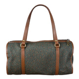 Yves Saint Laurent Vintage Brown Leather Woven Hand Bag
