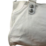 Balenciaga White Leather Giant 21 City Shoulder Bag