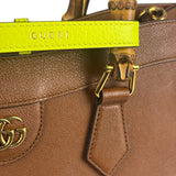 Gucci Diana Large Brown Tote Bamboo Handles