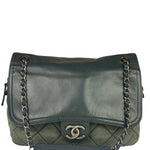 Chanel Sage Green Quilted Leather Flap Bag 2011