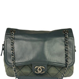 Chanel Sage Green Quilted Leather Flap Bag 2011