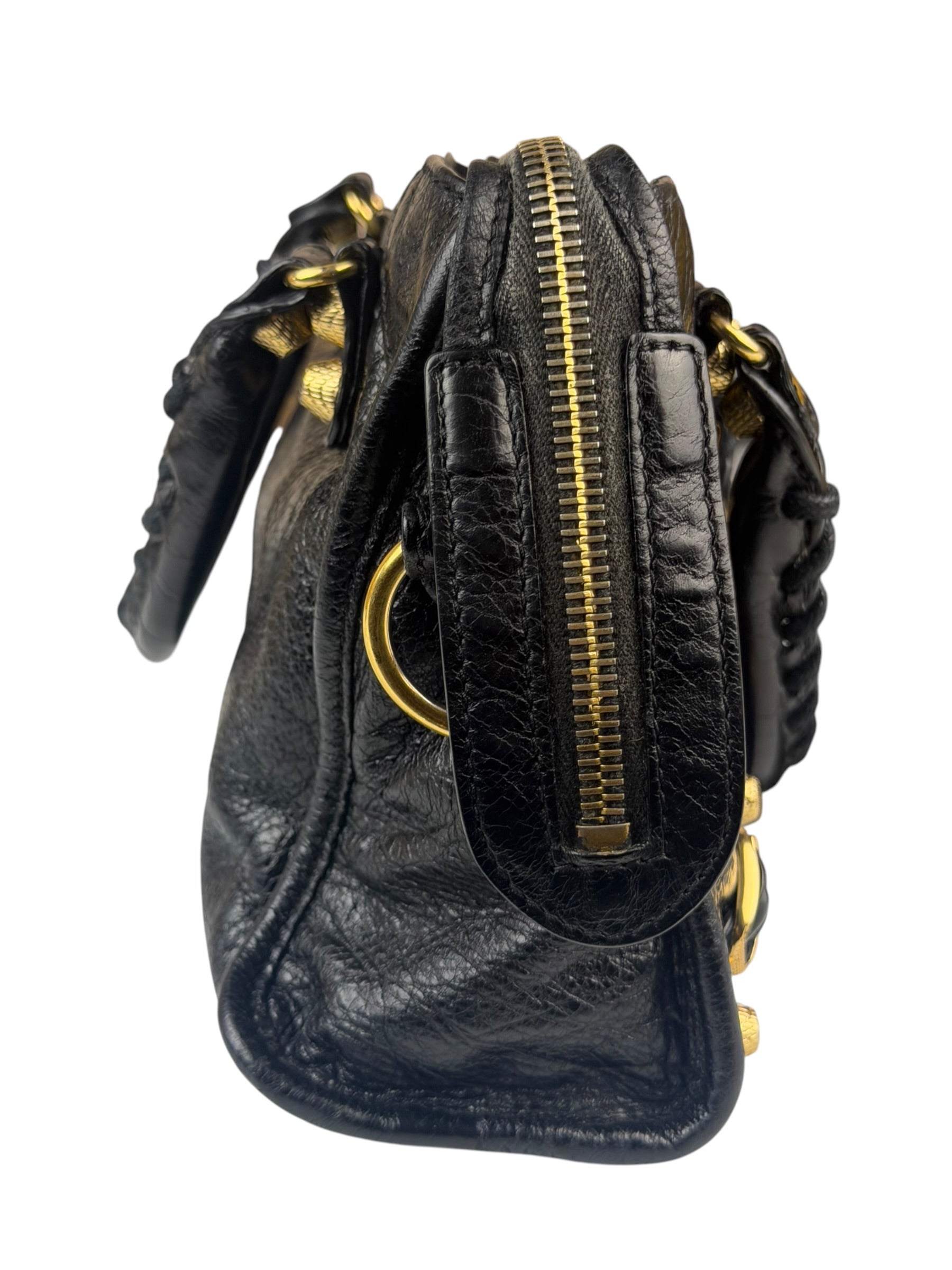 Balenciaga Black Calfskin Mini Le City Bag