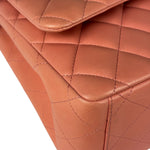 Chanel Pink Quilted Lambskin Classic Large Double Flap Bag 2012