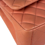 Chanel Pink Quilted Lambskin Classic Large Double Flap Bag 2012