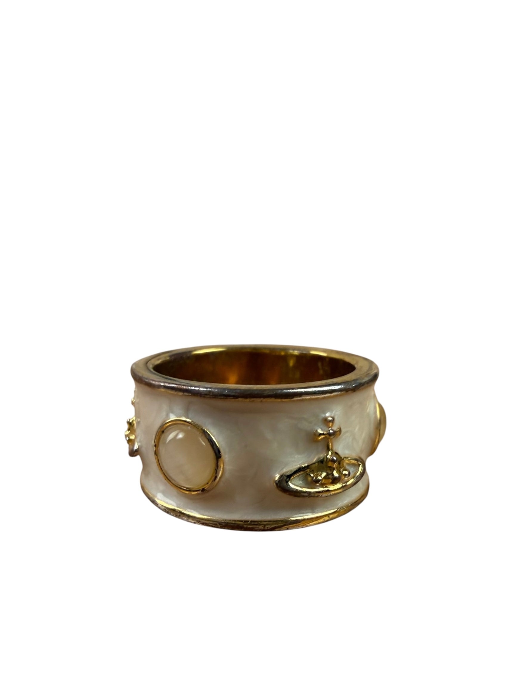 Vivienne Westwood King White Gold-Tone Ring