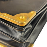 Prada Black Saffiano Leather Cahier Shoulder Bag