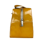 Chanel Vintage Patent Chocolate Bar Bowler Bag