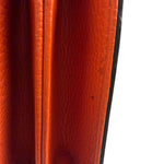 Gucci Orange Leather Small Dollar Interlocking G Shoulder Bag