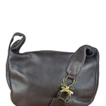 Ferragamo Vintage Brown Leather Hobo Bag
