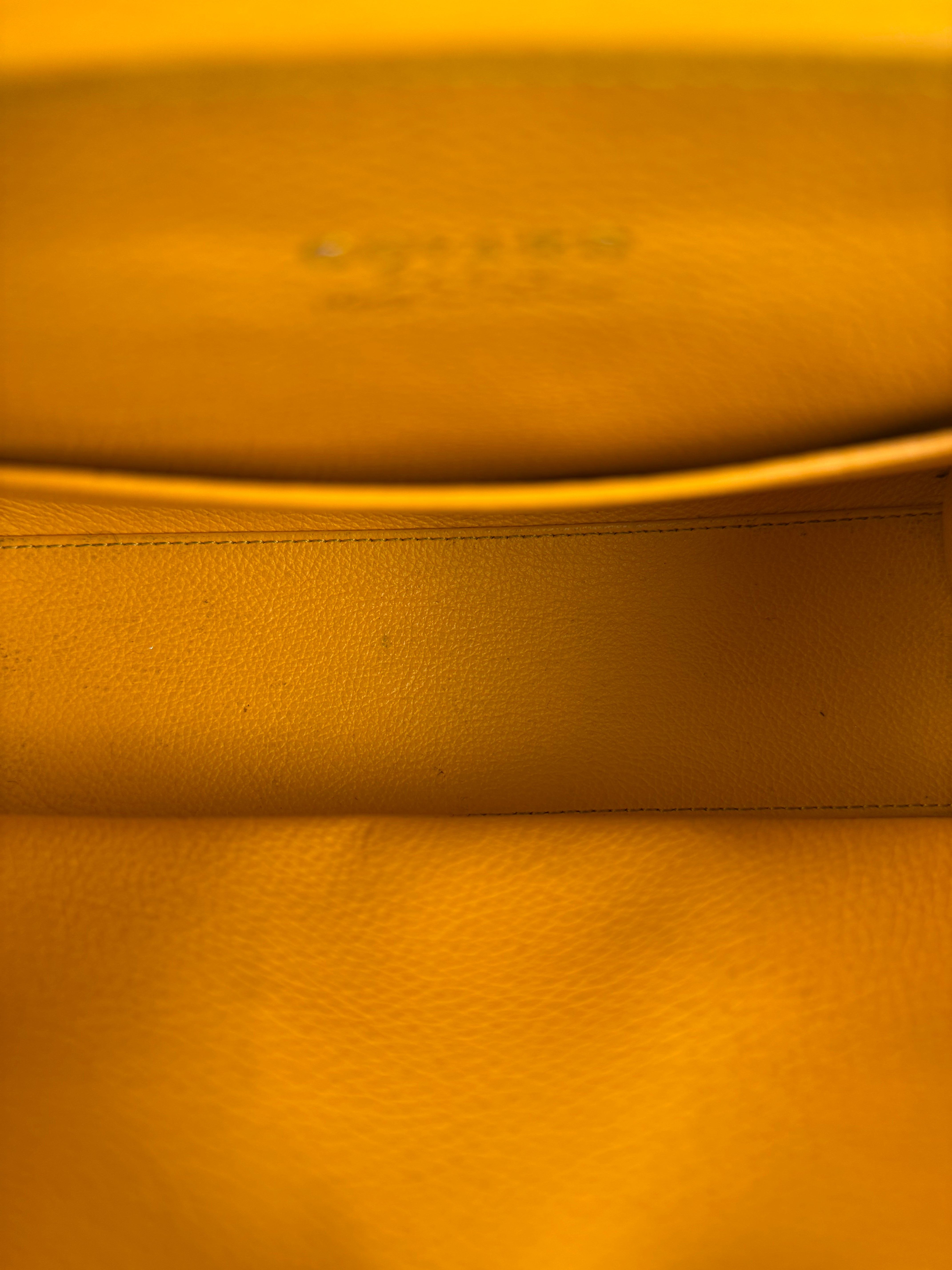 Goyard Mini Goyardine Soft Saigon Top Handle Bag Yellow