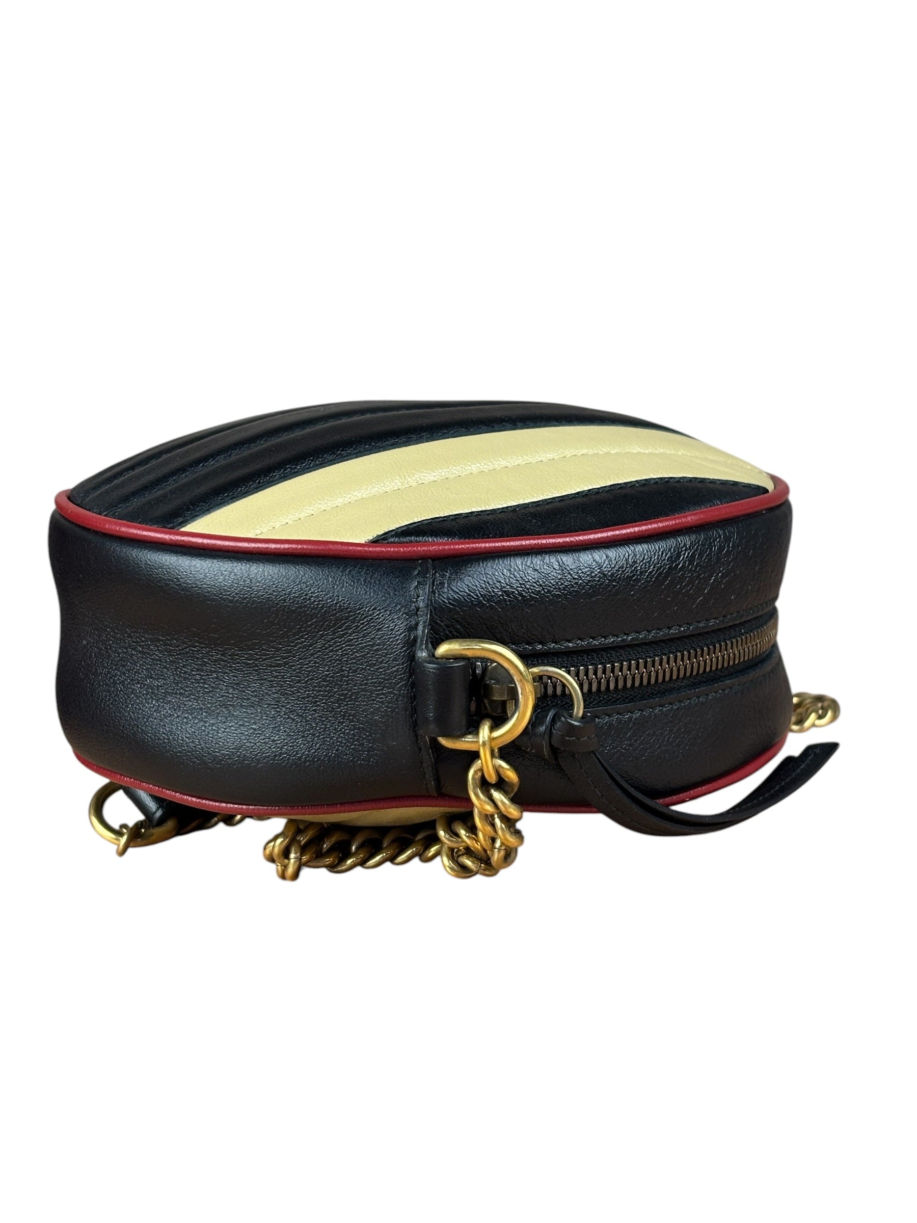 Gucci Multicolor Leather Azalea Marmont Round Crossbody