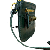 Balenciaga Green Zip Pouch