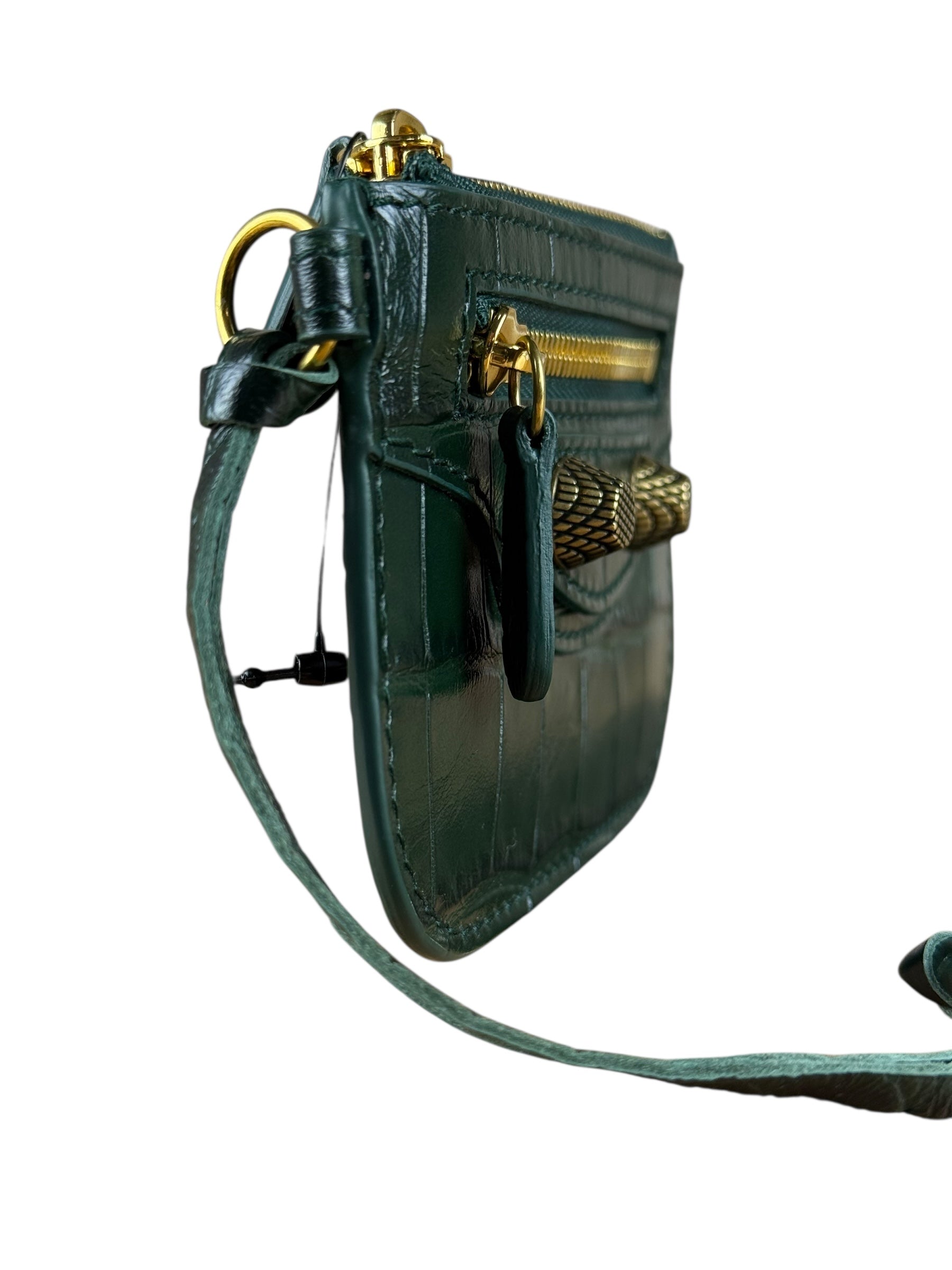 Balenciaga Green Zip Pouch