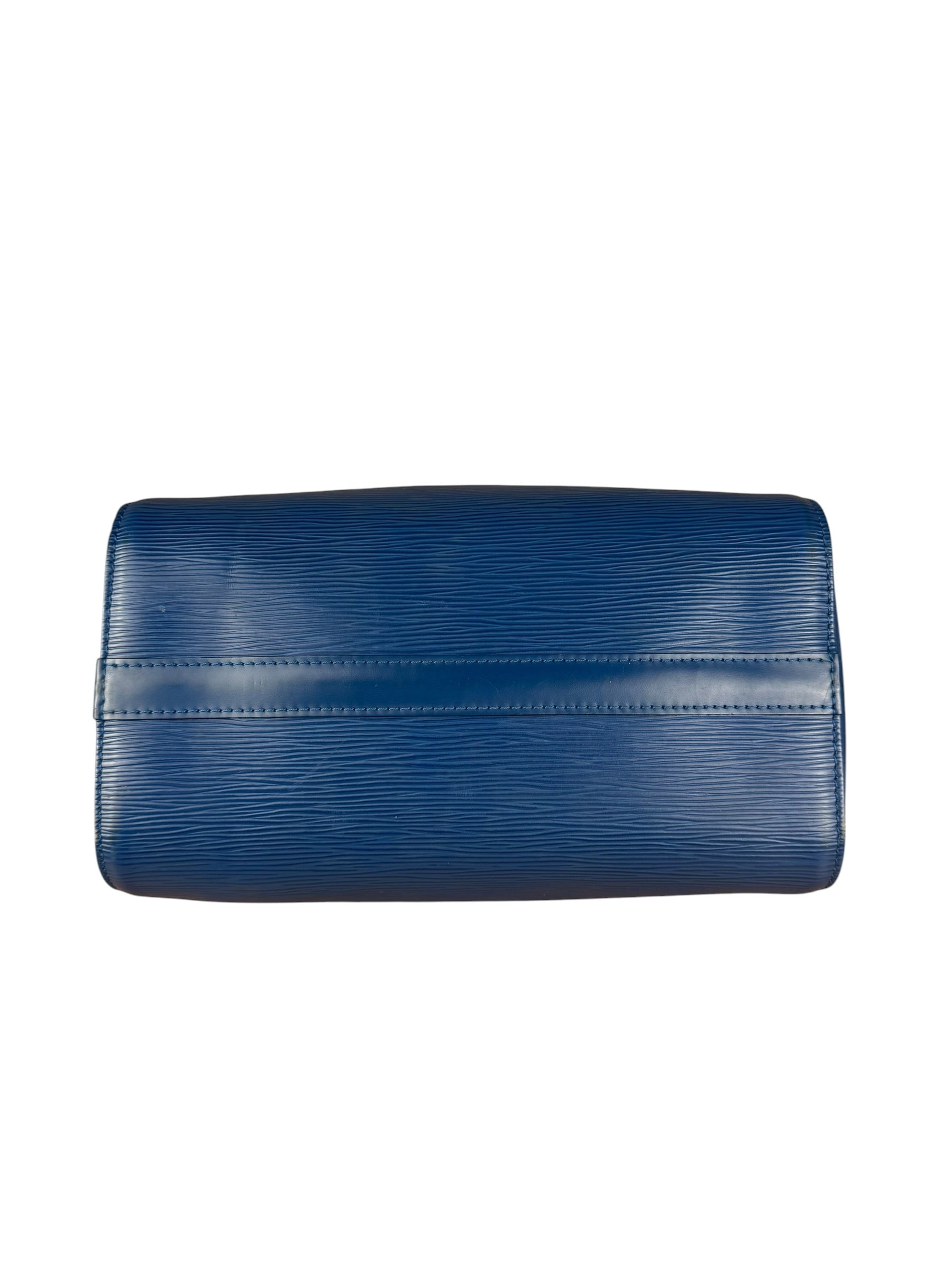 Louis Vuitton Vintage Blue Epi Speedy 25
