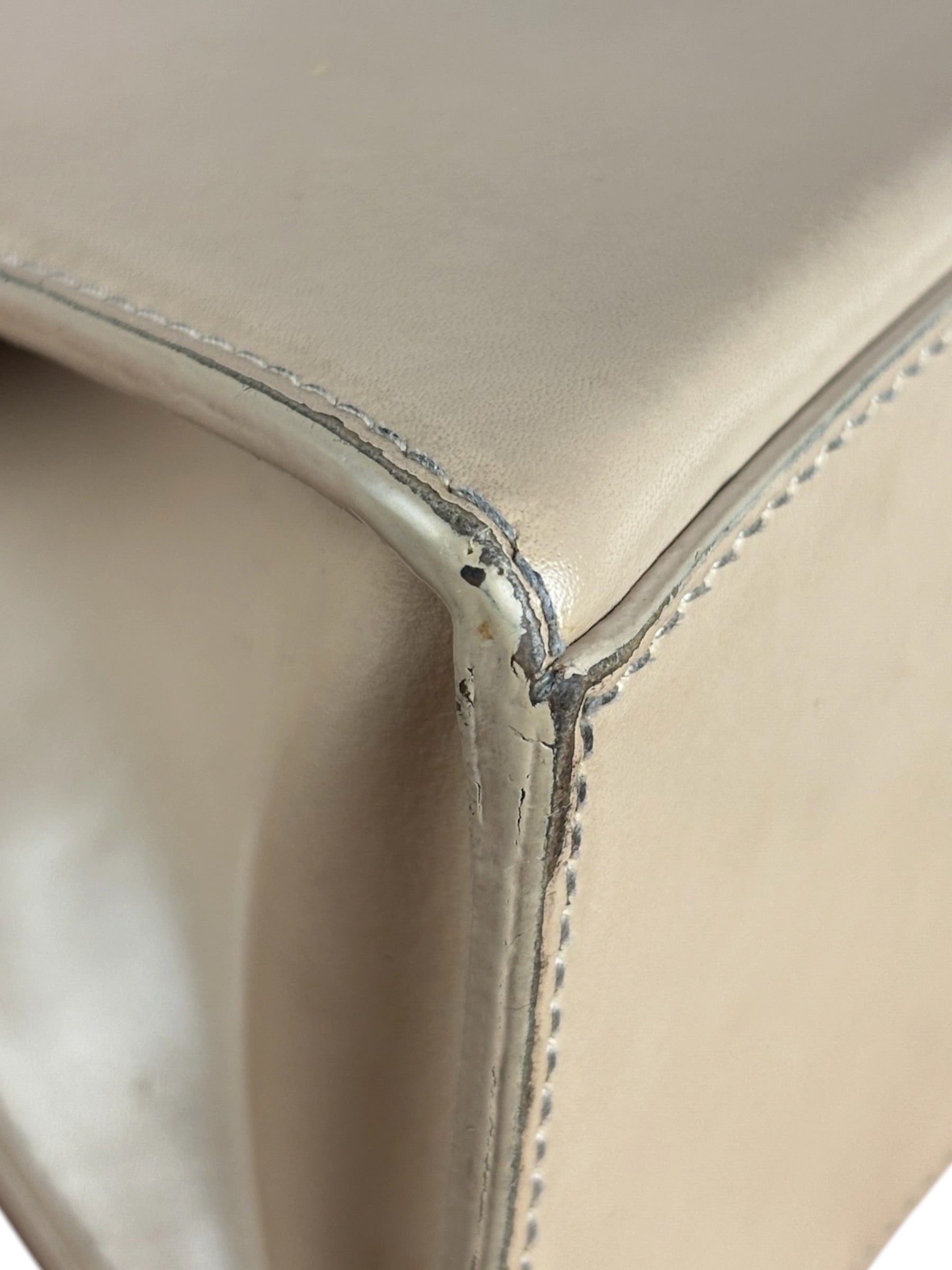 Balenciaga Beige Hourglass Top Handle Bag
