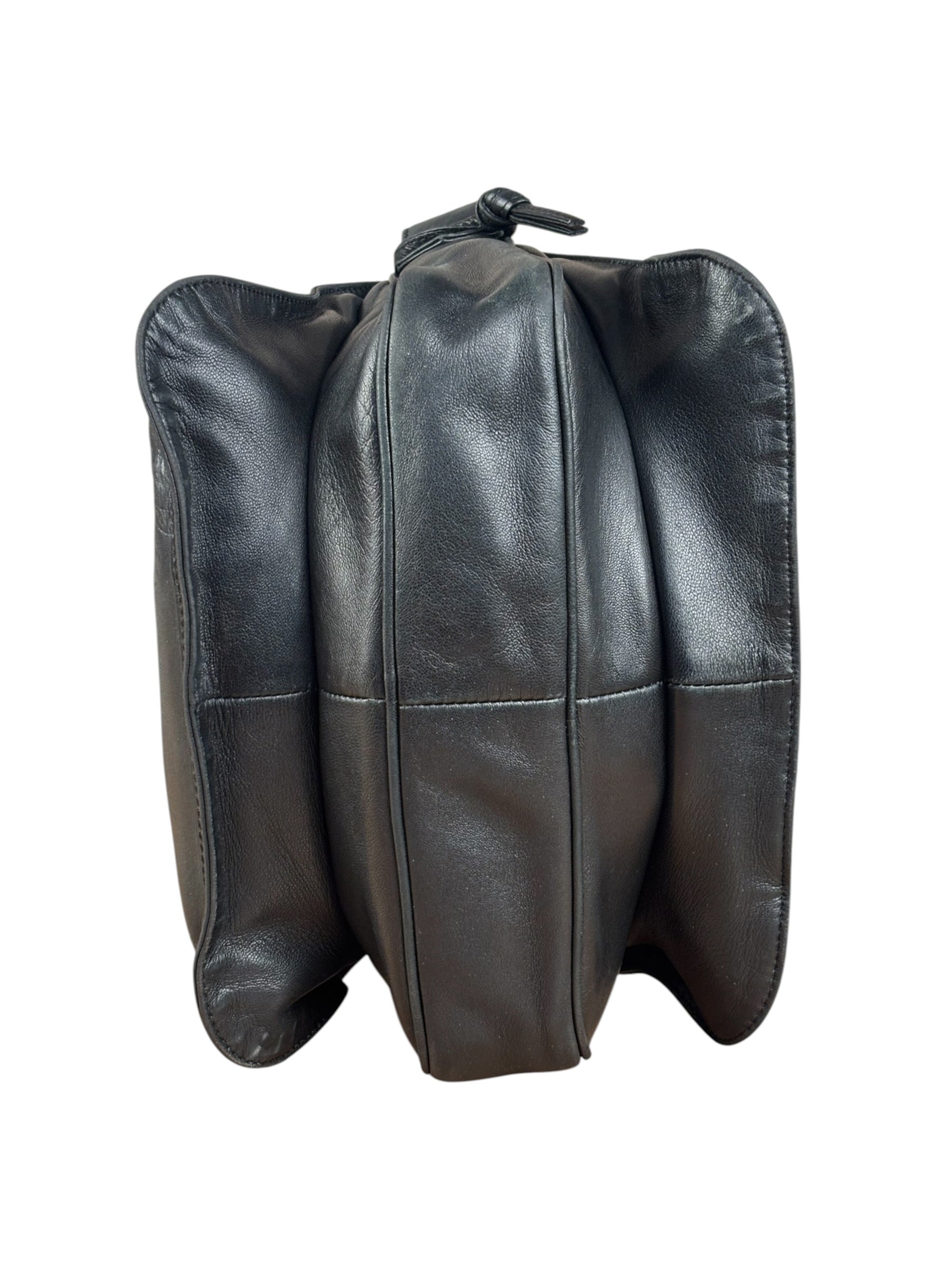 Loewe Black Anagram Logo Leather Crossbody