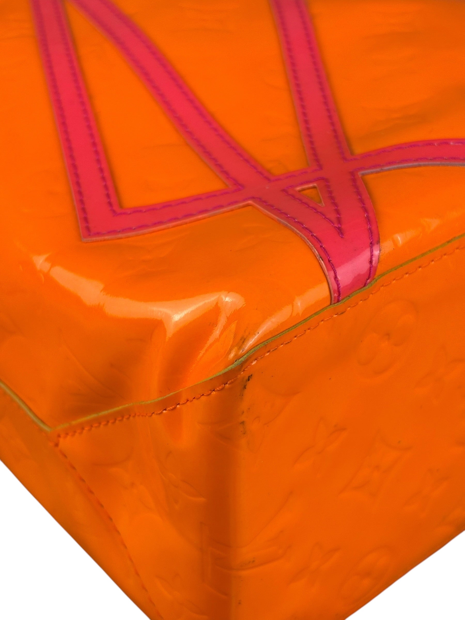 Louis Vuitton x Robert Wilson Monogram Fluo Vernis Reade Tote Bag MM