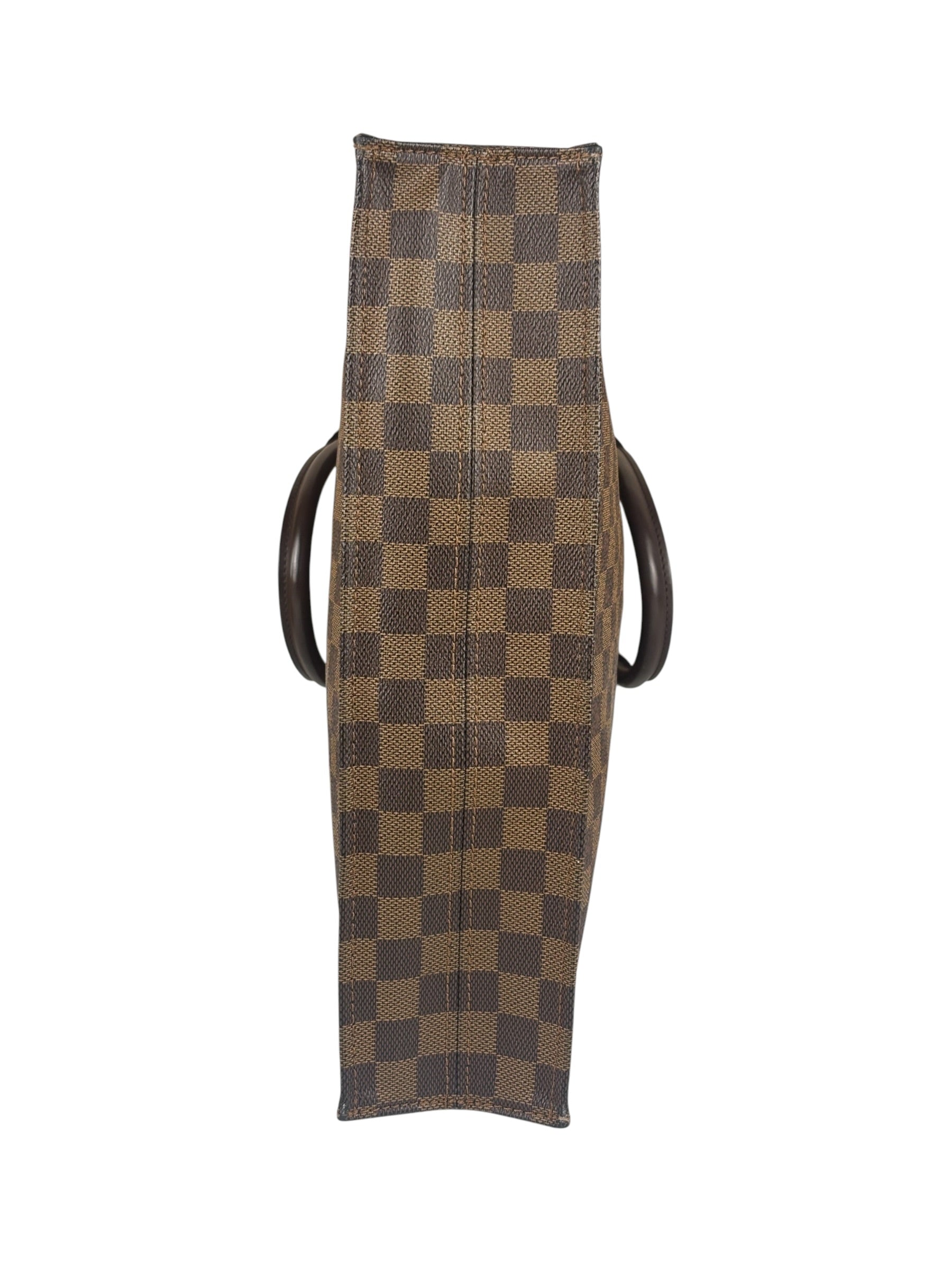 Louis Vuitton Damier Ebene Sac Plat Tote Bag MM