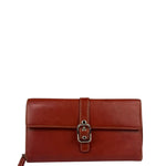 Coach Red Leather Zip Wallet