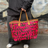 Louis Vuitton x Stephen Sprouse Graffiti Pink/Brown Monogram Neverfull GM